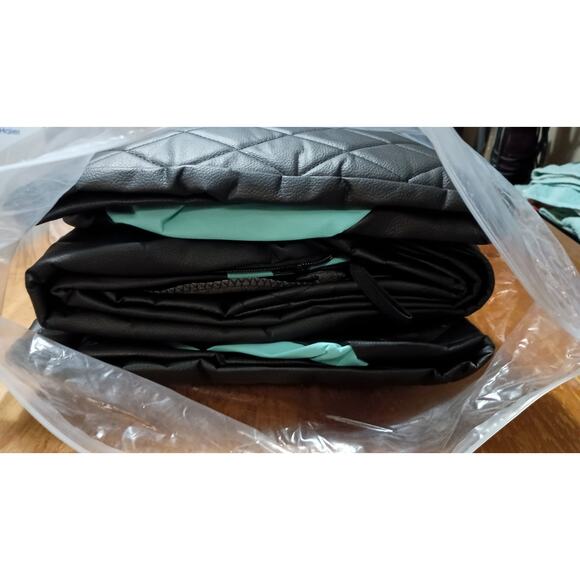 9 Pieces Car Seat Covers Full Set Waterproof Front and Back Seat Protectors NWOT - Picture 4 of 4